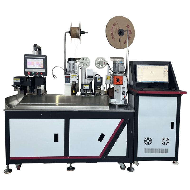 Fully Automatic Dual-pressure Single-piercing Laser Wire Number Tube Terminal Crimping Machine 型号HY39-A198